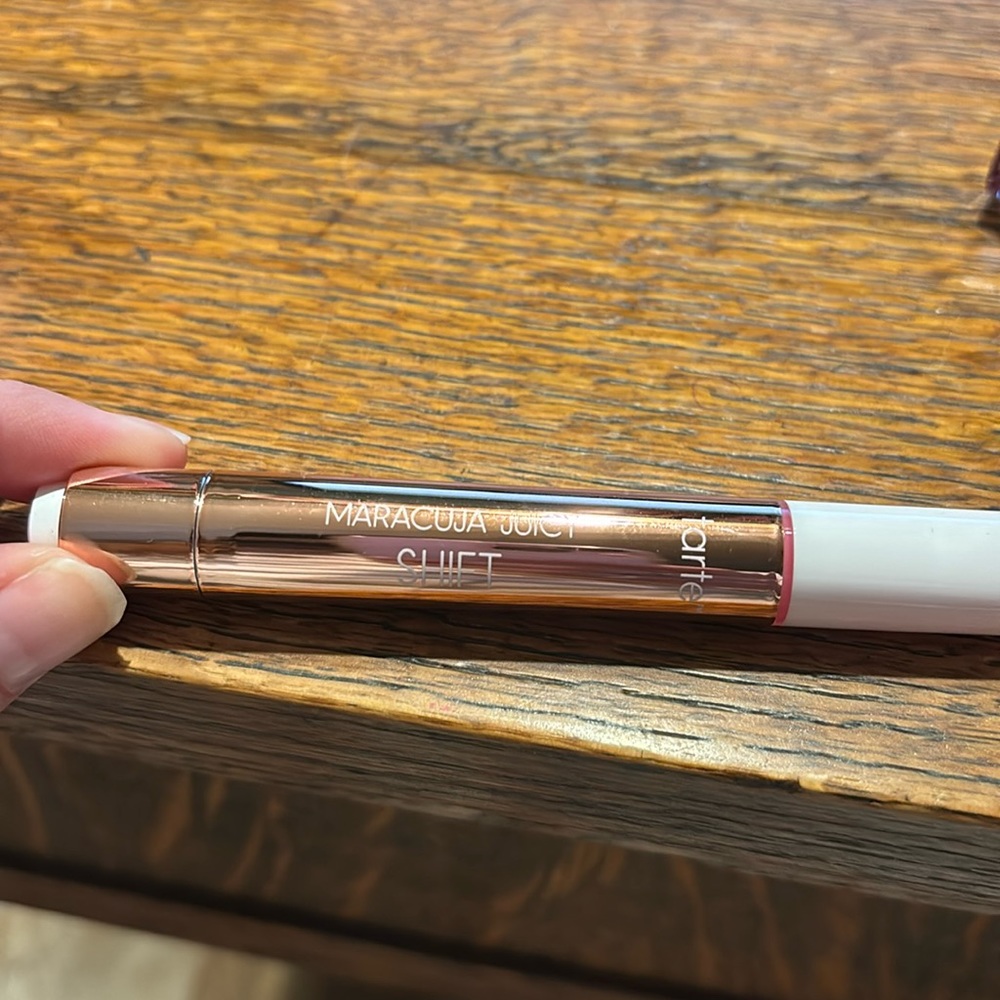 brand new tarte maracuja juicy shift lip plump shade big ego!
